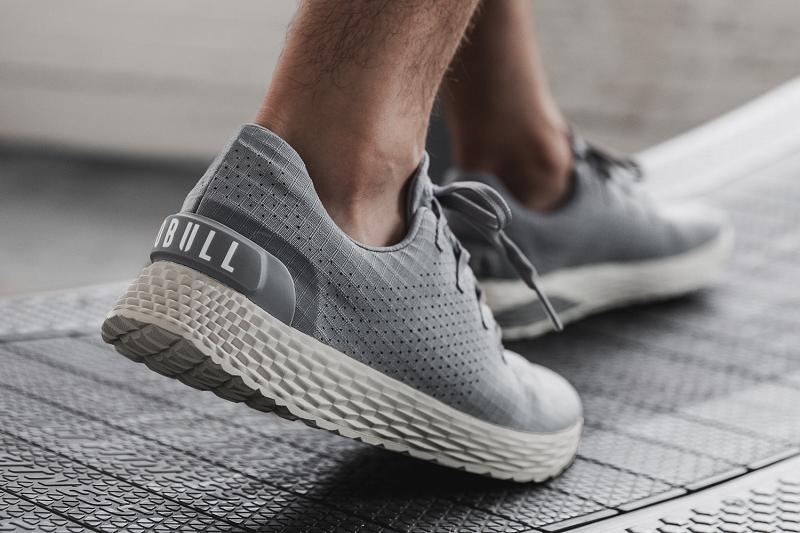 Nobull Cloud Ivory Ripstop Runner Men's Running Shoes Grey | USA R1086V